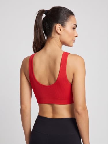 Image of Seamless Comfort: Padded Slip-On Sports Bra for Women - Effortless Support and Style (Free Size-Best for 30 to 36 Boob Size)