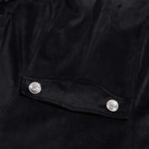 Abrigo para hombre estilo gótico retro victoriano medieval 7
