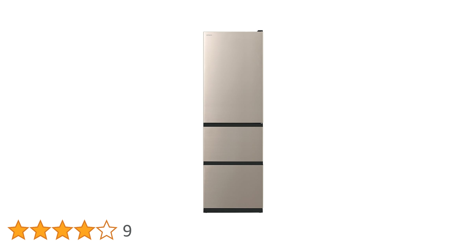 Amazon | 日立 冷蔵庫 幅60cm 375L 右開き R-V38V N ライト