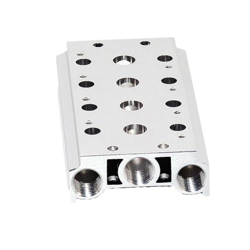 Válvulas solenoides neumáticas 4V210: base de colector con accesorios 200M-8F 7