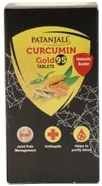holly herbs patanjali Hierba pura PATANJALI Curcumina Oro 95 Tableta 33 G