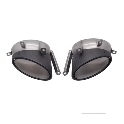 Tuyau d'Échappement R8 Carbone Elliptique pour Sorties Circuit et Rassemblements