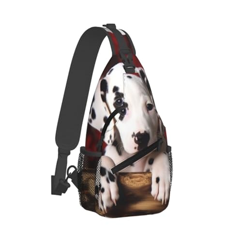 Bolso cruzado para hombre mochila bandolera deportiva negro miniatura 2