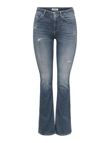 ONLY Onlblush Mid Waist Flared DNM Rea1099 – Ansicht 1