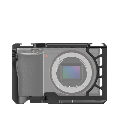 �݊���������܂�Sony A6000/A6100/A6300/A6400/A6500 �ɑΉ� - �A���~�j�E�������r�f�I�P�[�W�A�R�[���h�V���[ & 1/4"-3/8" �l�W��