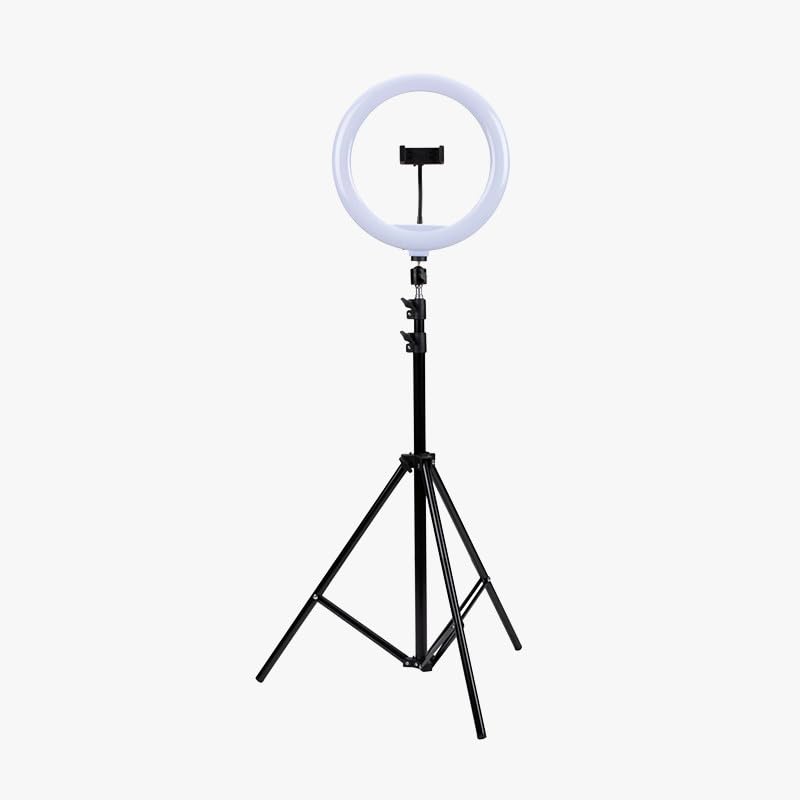 Aro de luz led selfie con tripode alto de 195 cm y soporte movil para fotografia digital