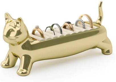 Umbra Ali Cat Ring Holder - Gift for Pet Kitty Kitten Lover - Jew...
