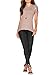 WLLW Women Khaki Asymmetric Hem Short Sleeve with Sequin Inserts Shirt Top
