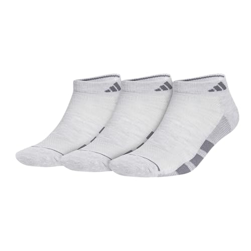 adidas Men's All Day Training Low Cut Socks Engineered for Sport Performance with Targeted Cushioning for Running (3-Pair)