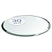 Glass Table Top: 30" Round, 3/8" Thick, Beveled Edge, Tempered Glass