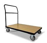 Carrello per magazzino, 90 x 60 cm, altezza 90 cm, per garage, officina, magazzino, carrello a mano