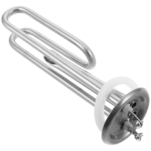OATIPHO Elemento Calefactor de Acero Inoxidable 220v 1,5 Kw para Calentador de Inmersión, Resistencia Tubular Roscada de Repuesto para Caldera y Dispensador de Agua Caliente, Uso