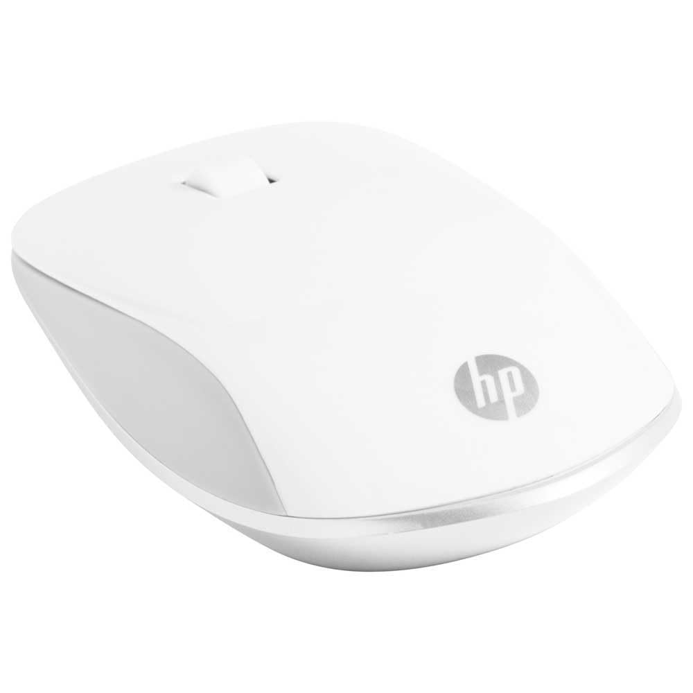 HP 410 Slim Ratón Inalambrico Bluetooth (Ambidiestro, Sensor para Múltiples Superficies, Compatible con Windows 11; Windows 10; macOS; Chrome OS; iPadOS) Color Blanco