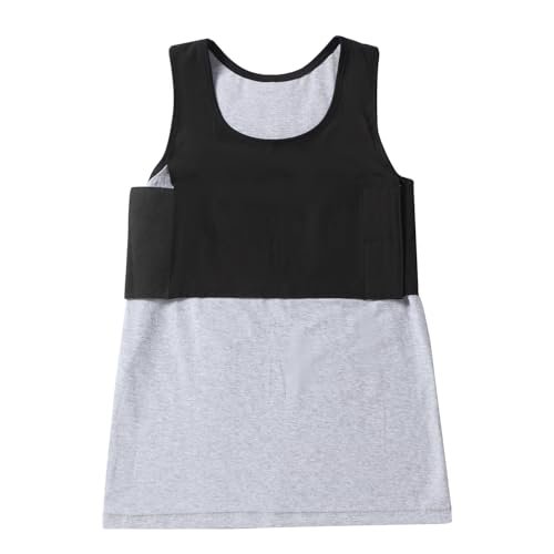 JARAZIN Tomboy Transgender Lesbian FTM Cotton Long Elastic band Built-in Chest Binder