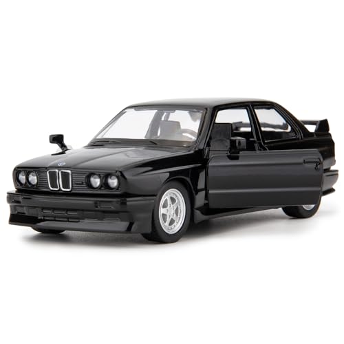 imtfzct Diecast Alloy Toy Car, 1/36 Scale 1987 BMW M3 Model Car, Toy with Pullback Function, Decorative Model for Collection, Gift for Boys and Girls (Black) - Image 3