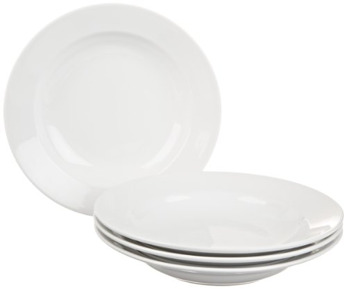 BIA Cordon Bleu Bistro Rim Soup Bowls, Set of 4, White