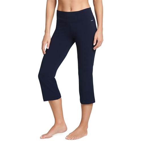 Image of Jockey Womens Cotton Stretch Slim Flare Capri