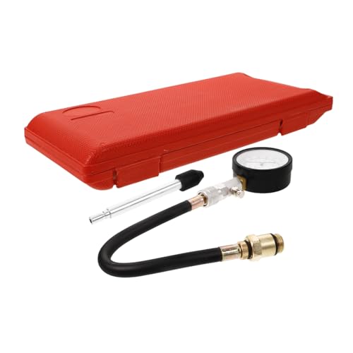 Manomètre de compression moteur Amosfun à cadran double lecture bar psi