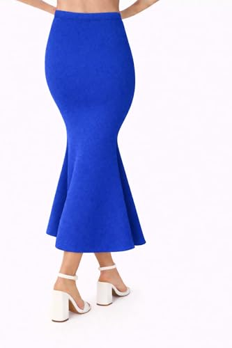 Image of Women's Seamless Cotton-Blend Saree Shapewear Petticoat - High-Waist Underskirt (S-XXL) - Fish-Cut, Breathable & Stretchable for Daily, Party