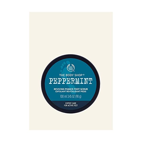 The Body Shop Peppermint Reviving Pumice Exfoliating Foot Scrub, 100ml
