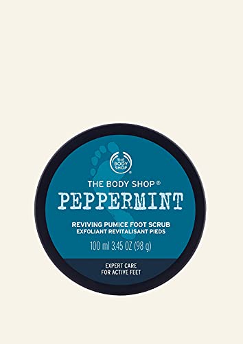 The Body Shop Peppermint Reviving Pumice Exfoliating Foot Scrub, 3.4 Fl Oz