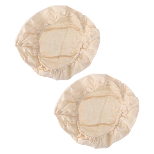 MUELODSIC 2 STÜCK Ovaler Brotkorb Stoffbezug Langlebige Gärkörbchen Abdeckung für Teig und Gebäck Einfache Reinigung und Platzsparend für Heim backzubehör und Bäckerbedarf