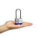 4 Pack Outdoor Padlocks with Keys Long Shackle Keyed Alike Padlocks with 8 Keys 40mm Heavy-Duty Locks for Gate Fence Toolbox School Gym