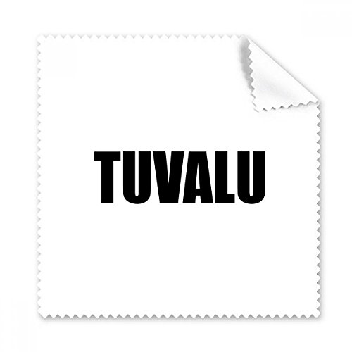 Nettoyage noir lunettes tissu Tuvalu pour éliminer les traces d'écrans