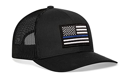 Image of HAKA American Flag Trucker Hat - USA Flag Mesh Snapback Cap for Men, Women & Golf, Patriotic Baseball Dad Hat