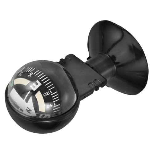 Garneck Car Guide Ball Compasses for Navigation Boat Compass Mount Dash Decoration Vehicle Driving Car Compass Ball Compass Vehicle Navigation Plastic