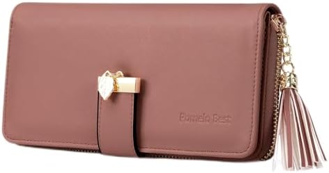 Pomelo Best Women Wallets RFID Ladies Purses with Multiple Card Slots and Roomy Compartment