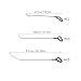 WHDZ Paintless Dent Repair Tools Car Dents Removal Rods Kit with Tips Repair Set for Auto Body Removal of Hail Dents