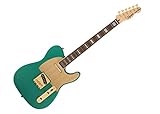 fender squier stratocaster vintage modified 70  Fender Squier 40th Anniversary Telecaster Gold Edition LRL Sherwood Green Metallic Guitarra Eléctrica