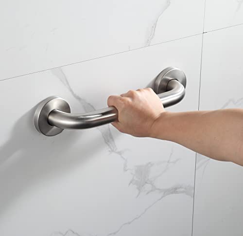 Image of RAB Grab Bar Handle Stainless Steel for Bathroom and Home Pack of 6-pcs (Code:- Hand Grab Bar, Finish:- Matt, Size:- 8 inch )