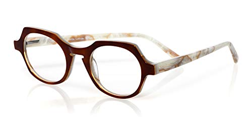 Image of eyebobs Heda Letus Unisex Premium Reading Glasses for Men and Women | Round Eye Glasses