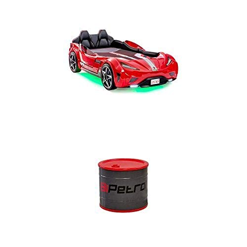 Gts Red Twin Race Car Bed And Gallon Nightstand #TOP21
