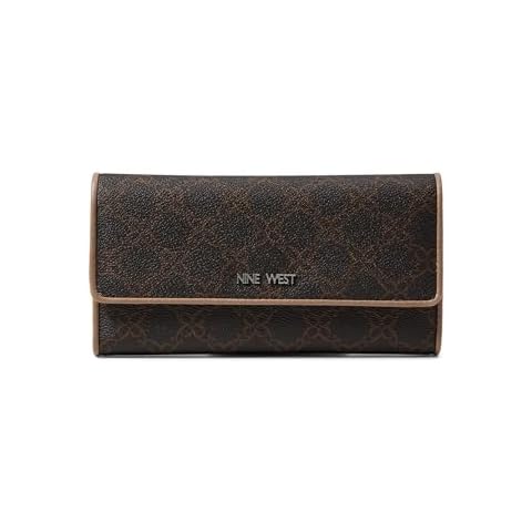 NINE WEST Faux Leather Bi-Fold Wallet Cover