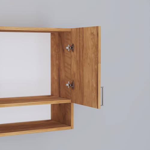 Image of SPECIALITY PANELS 2 Door Modular Wall Mounted Kitchen Cabinet with Organizer Shelf Space Saving Storage Unit Engineered Wood Cupboard for Kitchen Living Room Utility Organizer Furniture | DIY Assembly