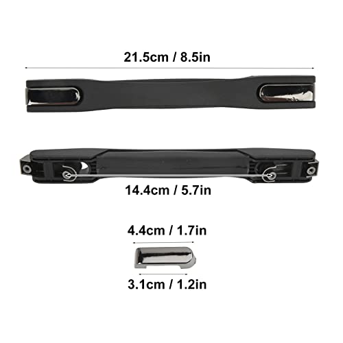 Image of Pilipane 8.5 Inch Luggage Handle, Handle Replacement, Plastic Luggage Handle Grip, Pull Suitcase Handle for Repair, Spare Strap Handle for Travel Bags, Boxes (Black)