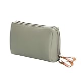 Tamaño: 14 x 10 x 7 cm. XYZMDJ Bolsa de Cosméticos, de múltiples Funciones Portable Viaje Bolso de la Colada Portable Impermeable Neceser de Mujeres (Color : Green)