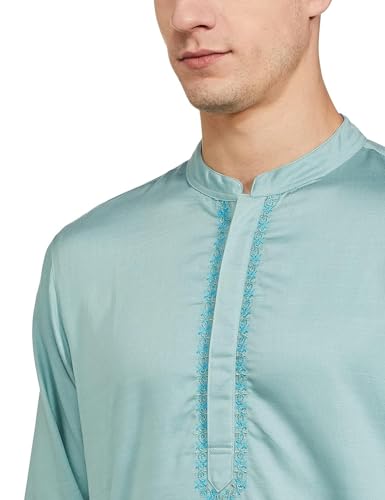Image of Amazon Brand - Symbol Men's Cotton Regular Fit Long Kurta