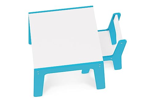 Conjunto Mesa + Cadeira Infantil Azul - Junges