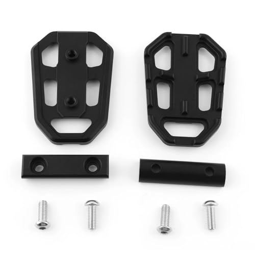 Reposapiés Moto para BMW para R1200GS 2013-2018 Pedal Reposapiés Extensión Reposapiés Ampliadora Pedales De Aluminio Resto Pedales Moto(Black)