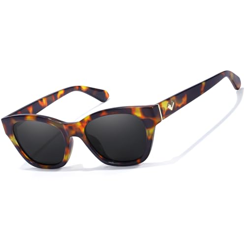 HASFOX Small Cat Eye Sunglasses for Women
