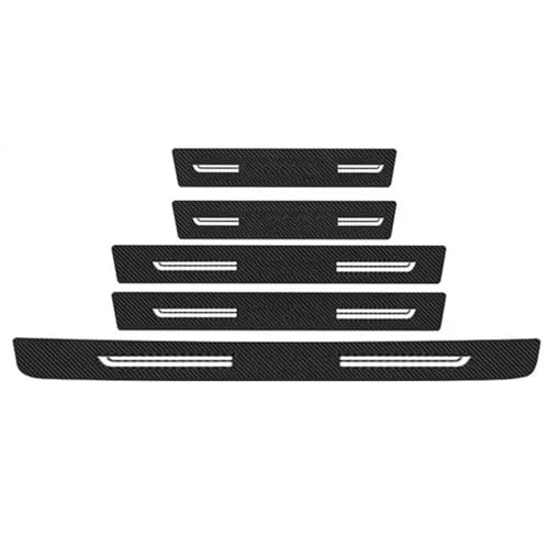 Film protection seuil de porte Hyundai Venue haut de gamme habillage carbone premium