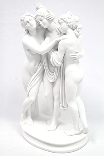 Estatua clásica de la Diosa Griega Las Tres Gracias miniatura 3