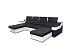 Produktbild Modernes Ecksofa mit Schlaffunktion Geri U Wohnlandschaft Bettkasten Schlafsofa Groß Big Sofa XXL Bettfunktion Schlafcouch 19