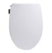 Bio Bidet A5 Stream - Non Electric Bidet Toilet Seat, for Elongated Toilet, Dual Nozzle, Unified Brass Valve, Inlet and T-Valve - Easy to use Chrome Plated Side Lever, DIY Installation
