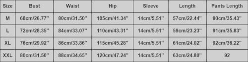 JiXiang Women Pajamas Sets Short Sleeve Built in Bra Shirts Pants 2 Piece PJs Outfits Lightweight Soft Sleepwear Loungewear - image 4