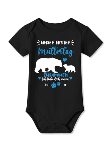 BesserBay Baby Strampler Kurzarm Erster Muttertag ICH LIEBE DICH MAMA...
